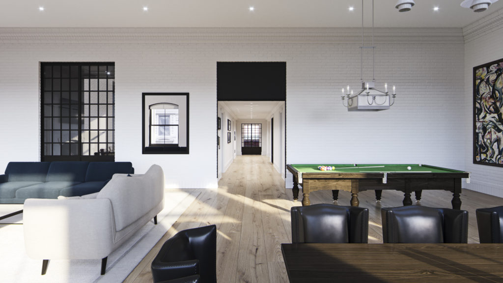 3D rendering of NYC Penthouse