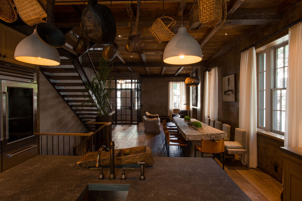 A picture of a townhome  living room gut renovation