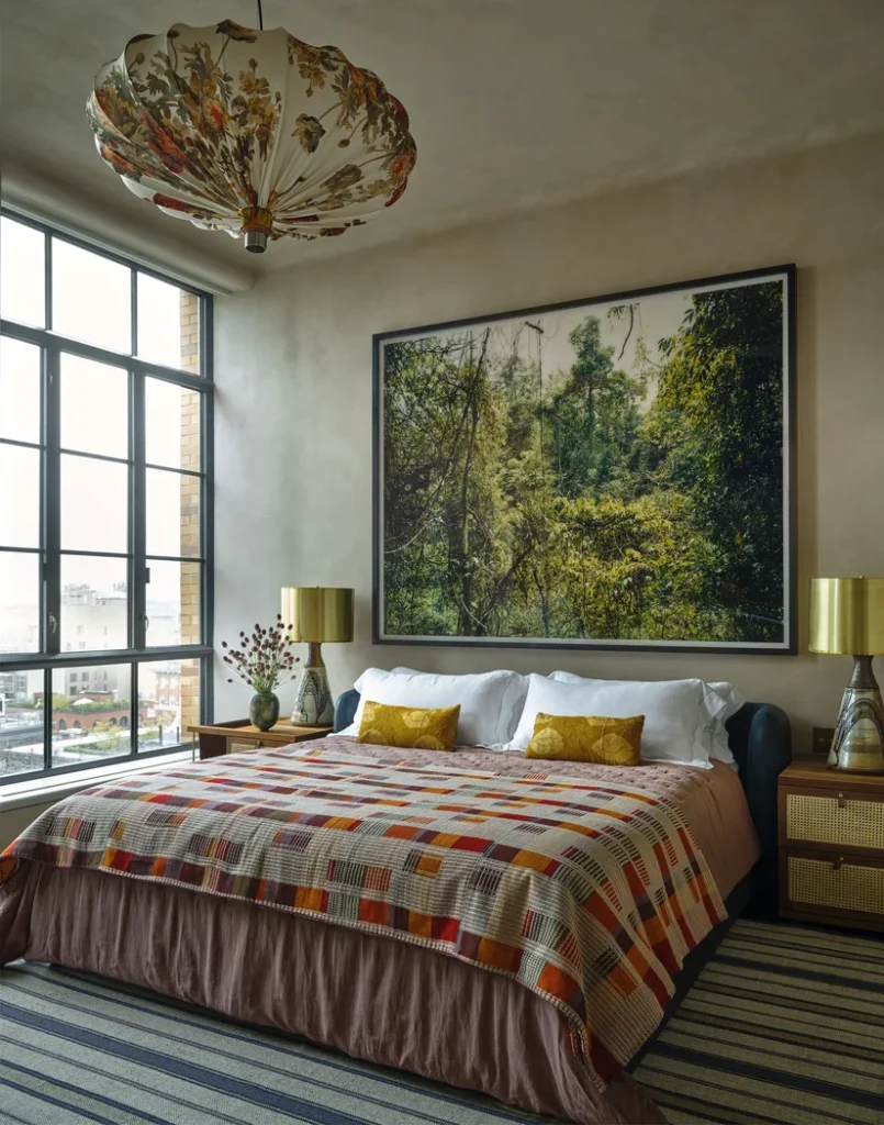 A guest bedroom in a home