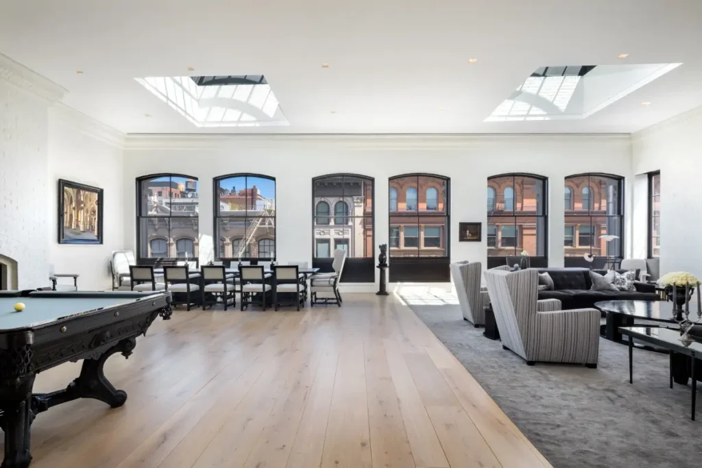 A Tribeca loft with hardwood floors