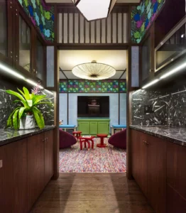 A picture of the hallway in a custom home