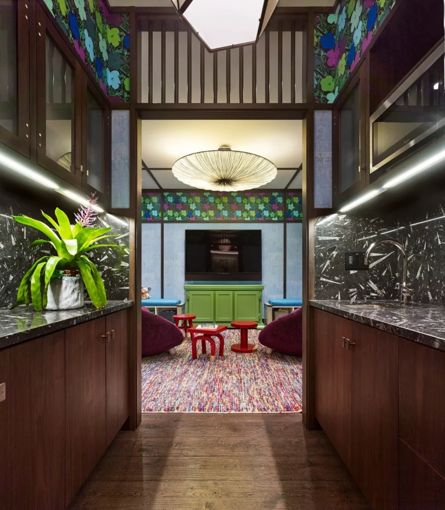 A picture of the hallway in a custom home