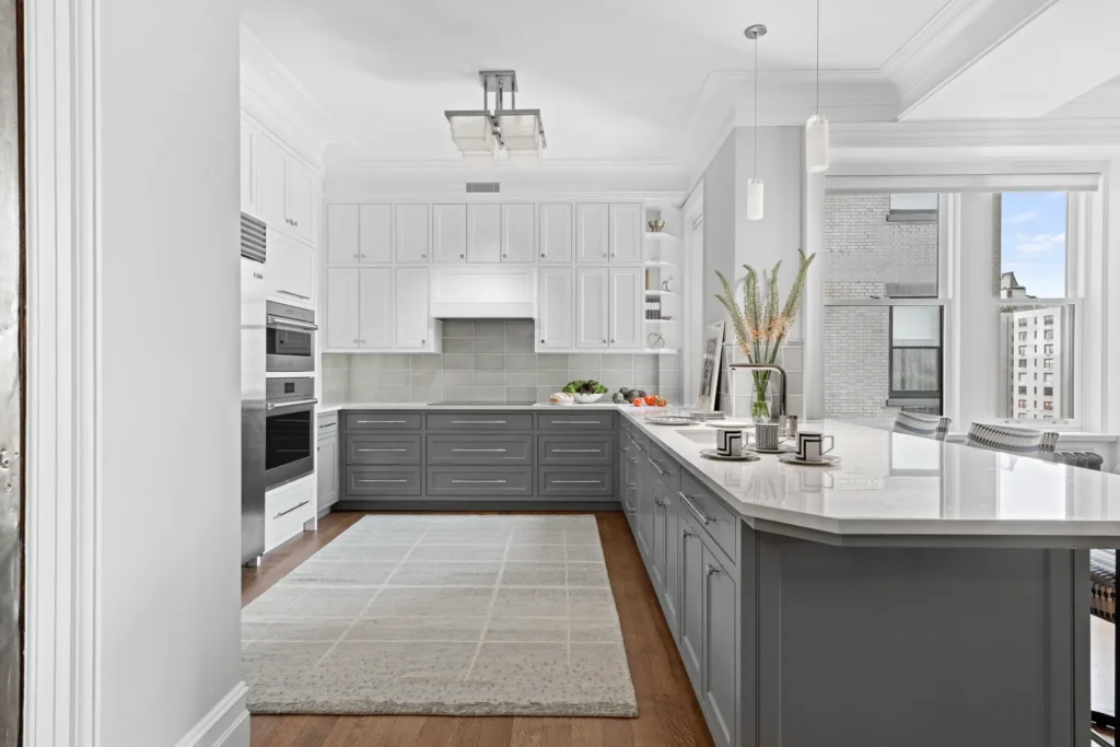 An Upper West Side Residence kitchen buffet station